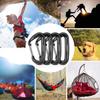 B-Mardi Carabiner Clips Heavy Duty 12kN (2697 lbs)-Lightweight Locking Carabiners for Camping, Hiking, Hammock, Dog Leash Harness, Outdoor and Gym etc, Keychains& Utility view 3