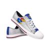 FOCO Kansas Jayhawks NCAA Womens Glitter Low Top Canvas Shoes - 8 view 1