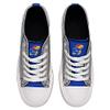 FOCO Kansas Jayhawks NCAA Womens Glitter Low Top Canvas Shoes - 8 view 3