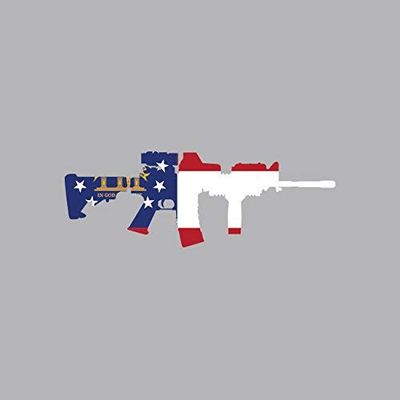 Magnet Georgia State Shape AR15 Magnetic Vinyl AR-15 M16 M-16 GA Car Magnet Bumper Sticker