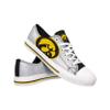FOCO Iowa Hawkeyes NCAA Womens Glitter Low Top Canvas Shoes - 7 view 1