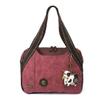 Chala Bowling Bag - Cow - Burgundy view 1