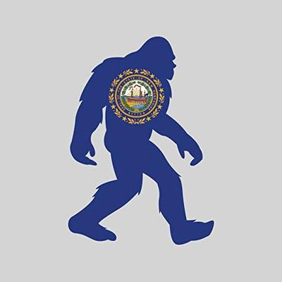 Magnet New Hampshire Bigfoot Magnetic Vinyl NH Big Foot Sasquatch yeti Car Magnet Bumper Sticker