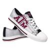 FOCO Texas A&M Aggies NCAA Womens Glitter Low Top Canvas Shoes - 6 view 1