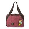 Chala Bowling Bag - Owl-A - Burgundy view 1