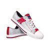 FOCO Ole Miss Rebels NCAA Womens Glitter Low Top Canvas Shoes - 7