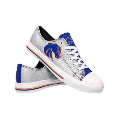 FOCO Boise State Broncos NCAA Womens Glitter Low Top Canvas Shoes - 6