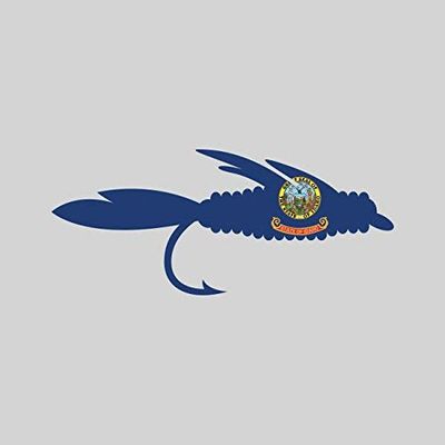 Magnet Idaho Fly Fishing Magnetic Vinyl ID Fish Lure Tackle Flies Car Magnet Bumper Sticker
