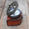 Black Compass Nautical Sundial Style Compass Handmade Leather Case Vintage Marine Working Compass Gift view 4