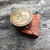 Handmade Nautical Brass Antique Finish Boy Scouts Pocket Compass Vintage Marine Ship Instrument Gift Compass with Leather Craving Case view 3