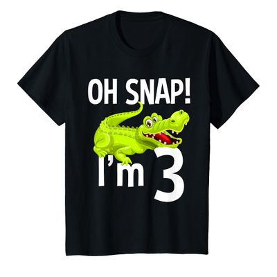 3 Year Old Alligator Birthday Shirt Crocodile Gator 3rd Gift T-Shirt