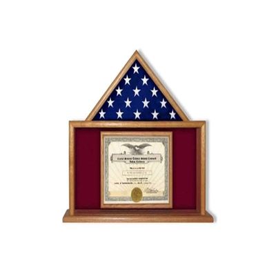 Flags connections USMC Flag Certificate Display Case