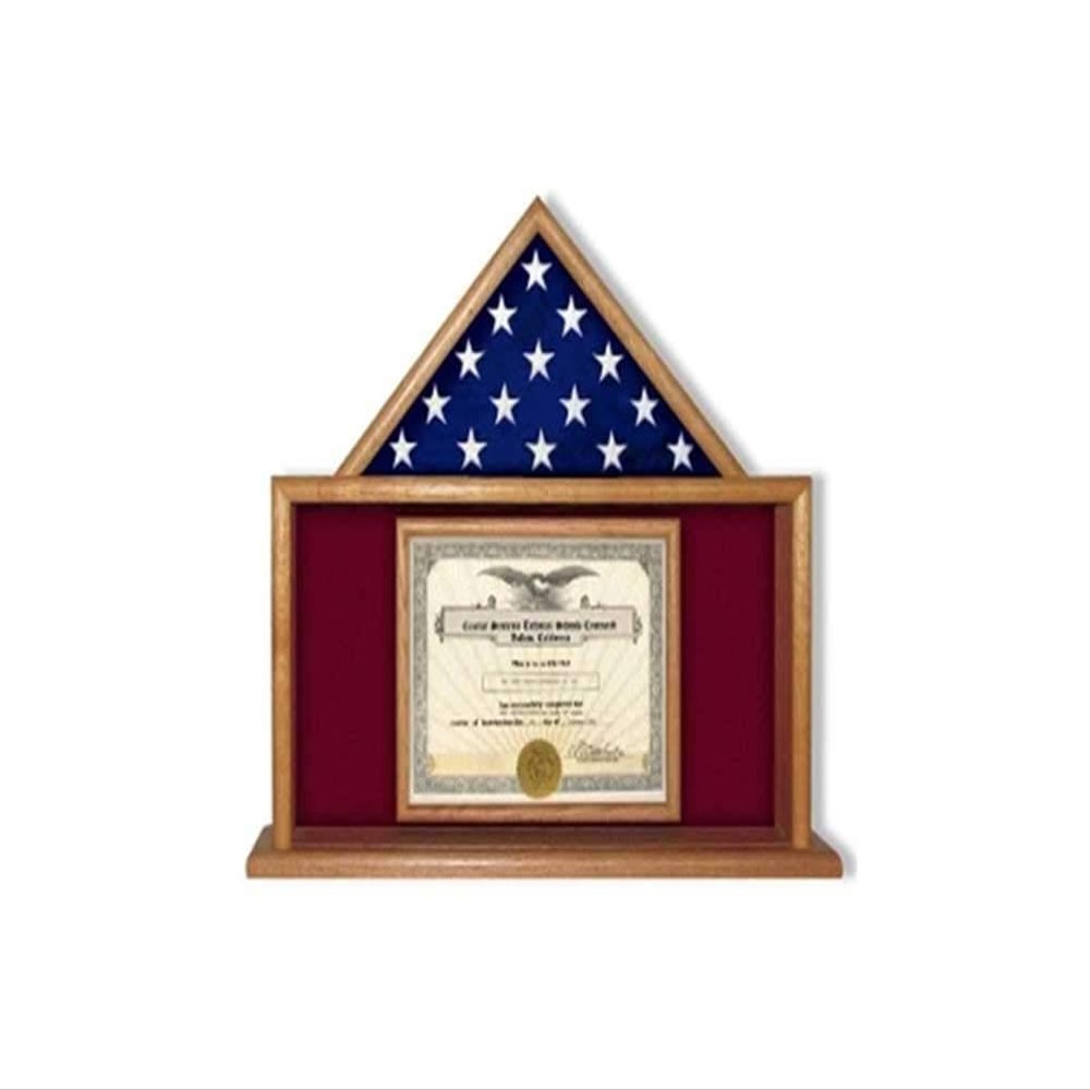 Flags connections USMC Flag Certificate Display Case