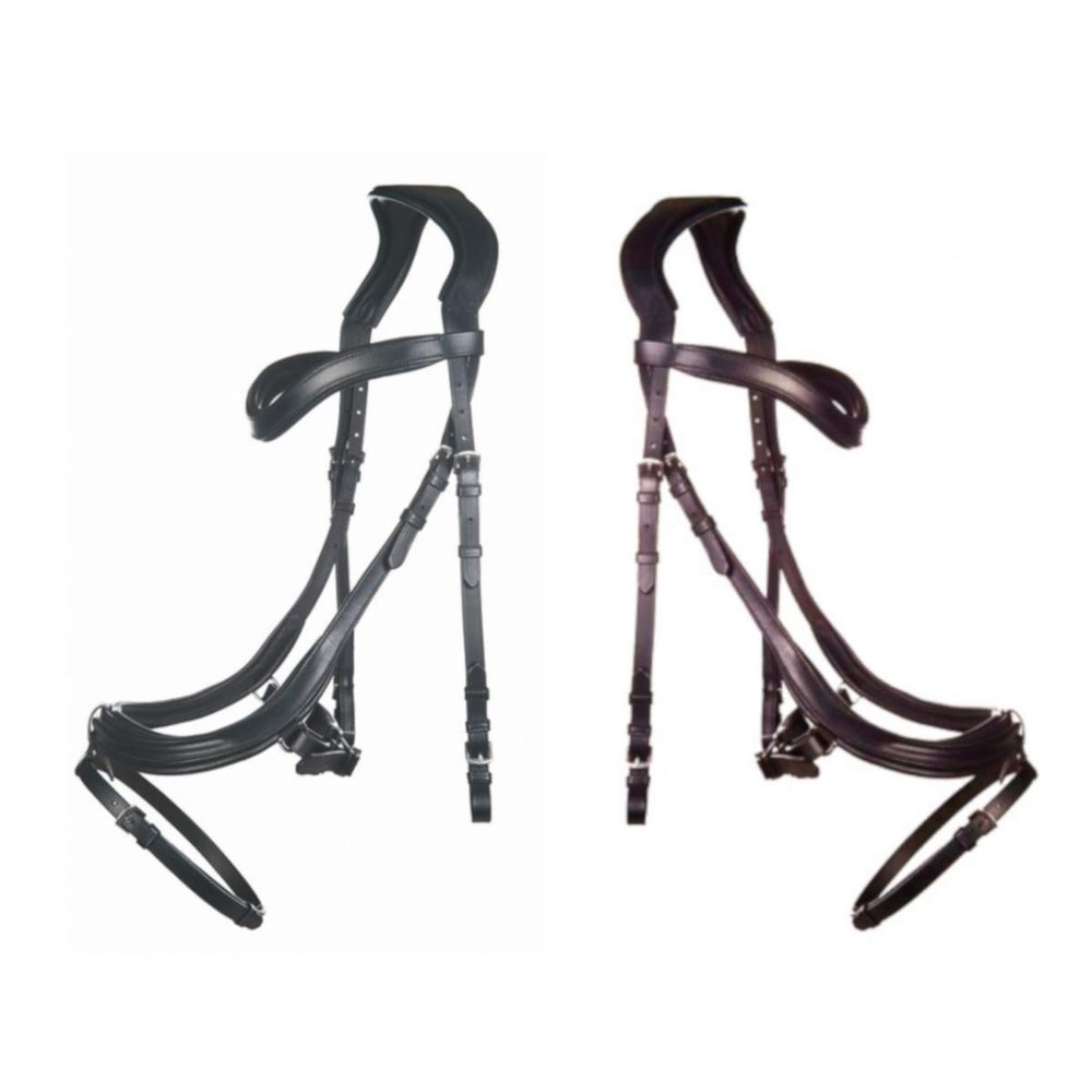 HKM Anatomic Bridle Brown Thoroughbred