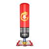 Dripex Freestanding Punching Bag - 47/4ft Boxing Bag with Suction Cups Base, Standing Taekwondo Punching Bags for Youth Training, Home Workout/Boxing, Kickboxing, Practice Karate & MMA|Red view 1