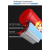 Dripex Freestanding Punching Bag - 47/4ft Boxing Bag with Suction Cups Base, Standing Taekwondo Punching Bags for Youth Training, Home Workout/Boxing, Kickboxing, Practice Karate & MMA|Red view 4