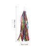 BESPORTBLE 1 Pair Kids Bike Handlebar Streamers Ribbons Bicycle Grips Tassels for Children Baby Carrier Accessories - Colorful view 2