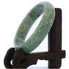 2.39"(60.7mm) China Certified Grade A Nature Hisui Jadeite Jade Women's Bangle Bracelets 9409 view 1
