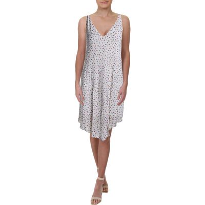 BCBGeneration Women's Stone Dots Shift Dress Dress, Off White, S