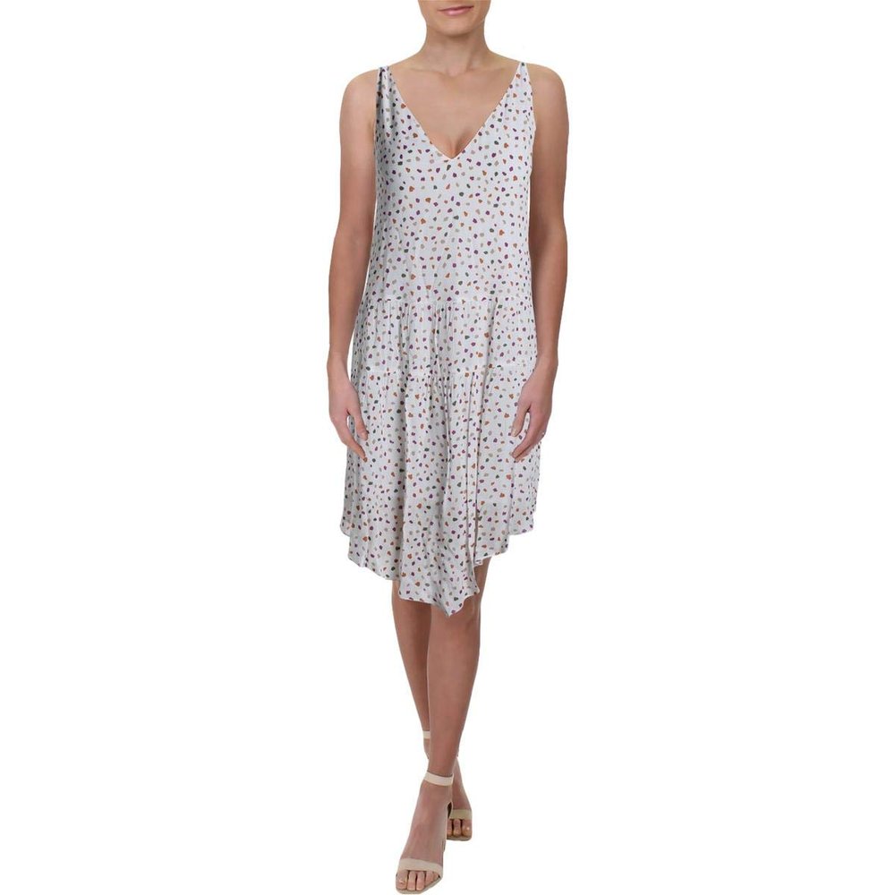 BCBGeneration Women's Stone Dots Shift Dress Dress, Off White, S
