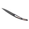 deejo - 37G Folding Pocket Knife with Belt Clip - Trout Design, 3.7-Inch Stainless Steel Blade, Black Titanium Finish, Juniper Wood Handle - Lightweight Everyday Carry for Home, Work, and Outdoor Use view 2