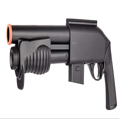 Double Eagle M401 BREACHER Pump Action Spring Powered Airsoft Shotgun Air Soft 6mm BBS 350 FPS