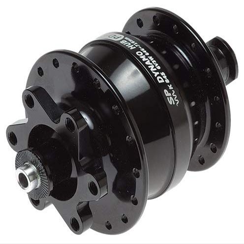 Shutter Precision (SP) Ultra Small Dynamo Hub PD-8 BK 24H S43HUB00103 Black 24H
