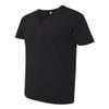 Next Level Mens Premium Short Sleeve V-Neck, 3200 -Black, X-Large view 2