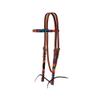 Circle Y Infinity Wrap Bead Browband Headstall for Horse, Sunset view 1