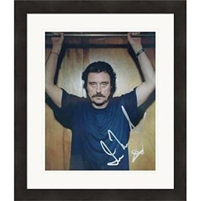 Autograph Warehouse 420868 Ian McShane Autographed 8 x 10 in. Photo Actor Deadwood Lovejoy Black Beard No.NG1 Matted &