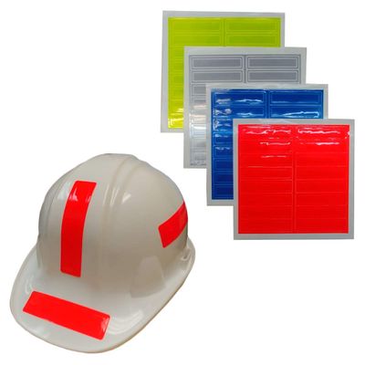 2W International RS-16 LY Reflective Helmet Stickers44; Lime Yellow
