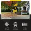 Iowa Hawkeyes College Sports Printed Feather Flag - NCAA Licensed - Super Polyester - School Banner (Gold, Black) (7.5' Cross Base) view 3