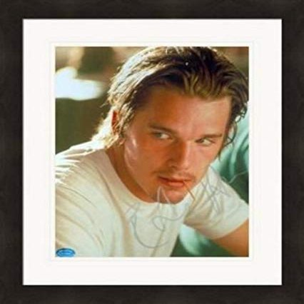 Autograph Warehouse 388056 8 x 10 in. Ethan Hawke Autographed - SC1 Matted & Framed Photo