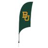 Baylor Bears College Sports Printed Feather Flag - NCAA Licensed - Super Polyester - School Banner (Green) (7.5' Spike Base) view 1