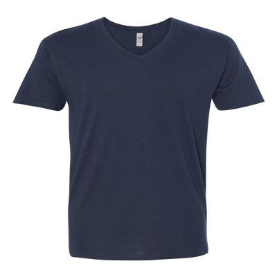 Next Level Mens Premium Short Sleeve V-Neck, 3200 -Midnight Navy, X-Large