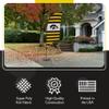 Iowa Hawkeyes College Sports Printed Feather Flag - NCAA Licensed - Super Polyester - School Banner (Black, Gold, White) (7.5' Cross Base) view 3