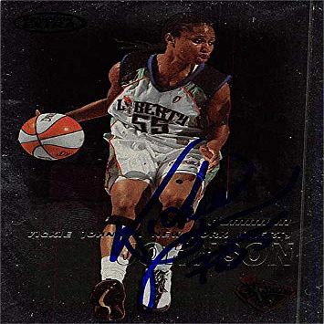 Autograph Warehouse 465913 Vickie Johnson Autographed Basketball Card44; 2000 Skybox Dominion Extra No. 86
