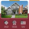 Iowa State Cyclones College Sports Printed Feather Flag - NCAA Licensed - Super Polyester - School Banner (Red, Gold) (7.5' Spike Base) view 3