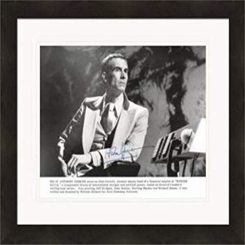Autograph Warehouse 410595 Anthony Perkins Autographed 8 x 10 in. Photo Winter Kills Actor 67 No.1 Matted & Framed