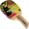 Butterfly Nakama P3 Japanese Penhold Table Tennis Racket | Nakama Series | Offers Tremendous Speed with Heavy Spin | Recommended for Advanced Level Players, Natural/red/Black, NAKP3 view 1