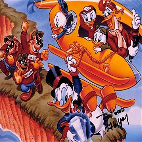 Autograph Warehouse 409550 8 x 10 in. Alan Young Autographed Photo - Duck Tales Uncle Scrooge McDuck Image No.SC2