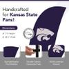 Kansas State Wildcats College Sports Printed Feather Flag - NCAA Licensed - Super Polyester - School Banner (Purple, White) (7.5' Cross Base) view 2
