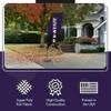 Kansas State Wildcats College Sports Printed Feather Flag - NCAA Licensed - Super Polyester - School Banner (Purple, White, Black) (7.5' Cross Base) view 3