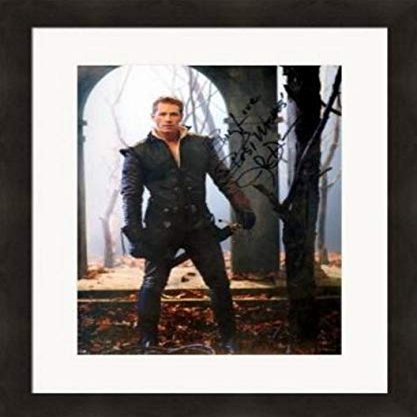 Autograph Warehouse 377452 8 x 10 in. Josh Dallas Autographed Matted & Framed Photo - Once Upon A Time Prince Charming David Nolan No.SC1