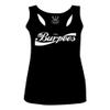 0136. Workout Graphic I Love Burpees Gym Lift Fitness Women's Tank Top Racerback (Black, Small) view 1