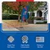 Kansas Jayhawks College Sports Printed Feather Flag - NCAA Licensed - Super Polyester - School Banner (Blue, Red) (7.5' Cross Base) view 3