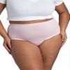Fruit Of The Loom Womens Fit For Me Plus Size Underwear, Designed To Your Curves Briefs, Brief - Breathable Micro Mesh - Assorted, 12 Plus view 2