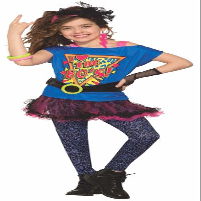 Forum Novelties Girl's Totally 80's Costume, Large