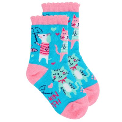 Stephen Joseph baby boys Socks, Cat Casual Sock, Cat, Medium US