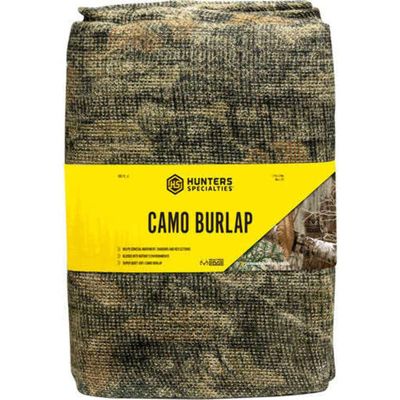 Hunters Specialties Camo Burlap - Hunting Durable Lightweight Quiet Realistic Concealment Camouflage Material for Treestands, Blinds, Realtree Edge, 54" x12'